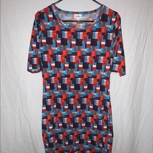 LuLaRoe Julia Dress (size: M)